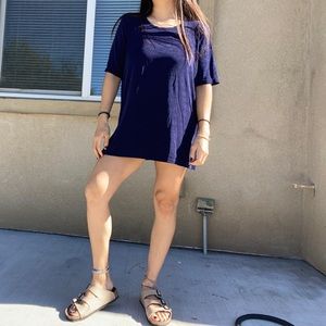 Vintage Navy Blue T shirt Size M